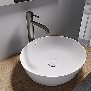 Смеситель для раковины Oliveeka Y OL-88239017-BGM оружейная сталь матовая купить в интернет-магазине сантехники Sanbest