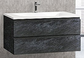 Тумба с раковиной Cezares MOLVENO 100 Antracite для ванной в интернет-магазине Sanbest