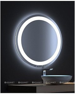 Зеркало LED De Aqua МУН 185168 80x80 в ванную от интернет-магазине сантехники Sanbest