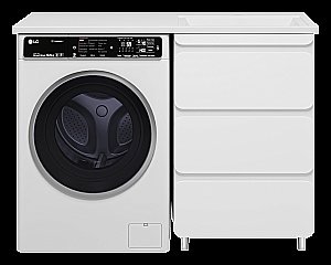 Тумба с раковиной Misty Чегет - 55 П-Чег-01055-01Н3Я (Раковина Гавана 120) белая для ванной в интернет-магазине Sanbest