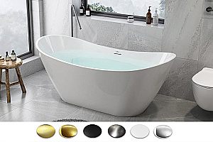 Акриловая ванна Royal Bath WAVE RB610101 170х75 белый купить в интернет-магазине Sanbest