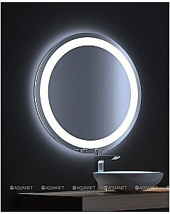 Зеркало LED De Aqua МУН 185168 80x80 в ванную от интернет-магазине сантехники Sanbest