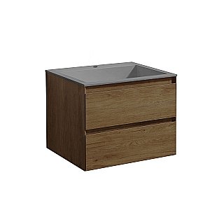 Тумба с раковиной Vincea Luka 60 T.Oak для ванной в интернет-магазине Sanbest