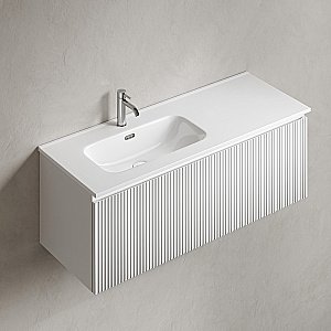Тумба с раковиной Sancos Snob R 1.0 SNR1.0120LW/SNR1.0120RW Bianco для ванной в интернет-магазине Sanbest