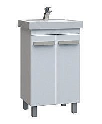 Тумба с раковиной Vigo Nova 500 белая для ванной в интернет-магазине Sanbest