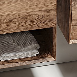 Тумба с раковиной Sancos Marmi 1.0 MR1.080ECH дуб чарльстон для ванной в интернет-магазине Sanbest