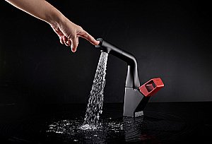 Смеситель для кухни Lemark Soul LM6008BL черный купить в интернет-магазине сантехники Sanbest