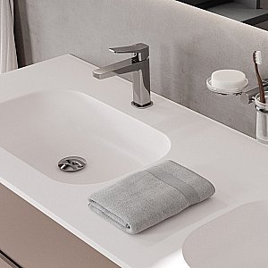 Смеситель для раковины WasserKRAFT Aula 1100 1103 хром купить в интернет-магазине сантехники Sanbest