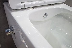 Унитаз подвесной Art&Max ZOE AM9322C1CHR/SC белый, с сиденьем микролифт, безободковый, функция биде купить в интернет-магазине Sanbest