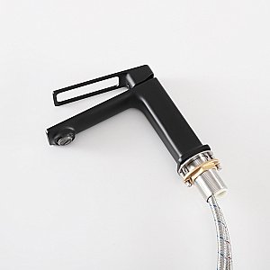 Смеситель для раковины GID Niagara L057BMK черный матовый купить в интернет-магазине сантехники Sanbest