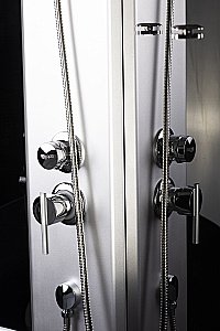 Душевая кабина Niagara Eco E120/80/40/TN 120х80 стекло тонированное/профиль хром купить в интернет-магазине Sanbest