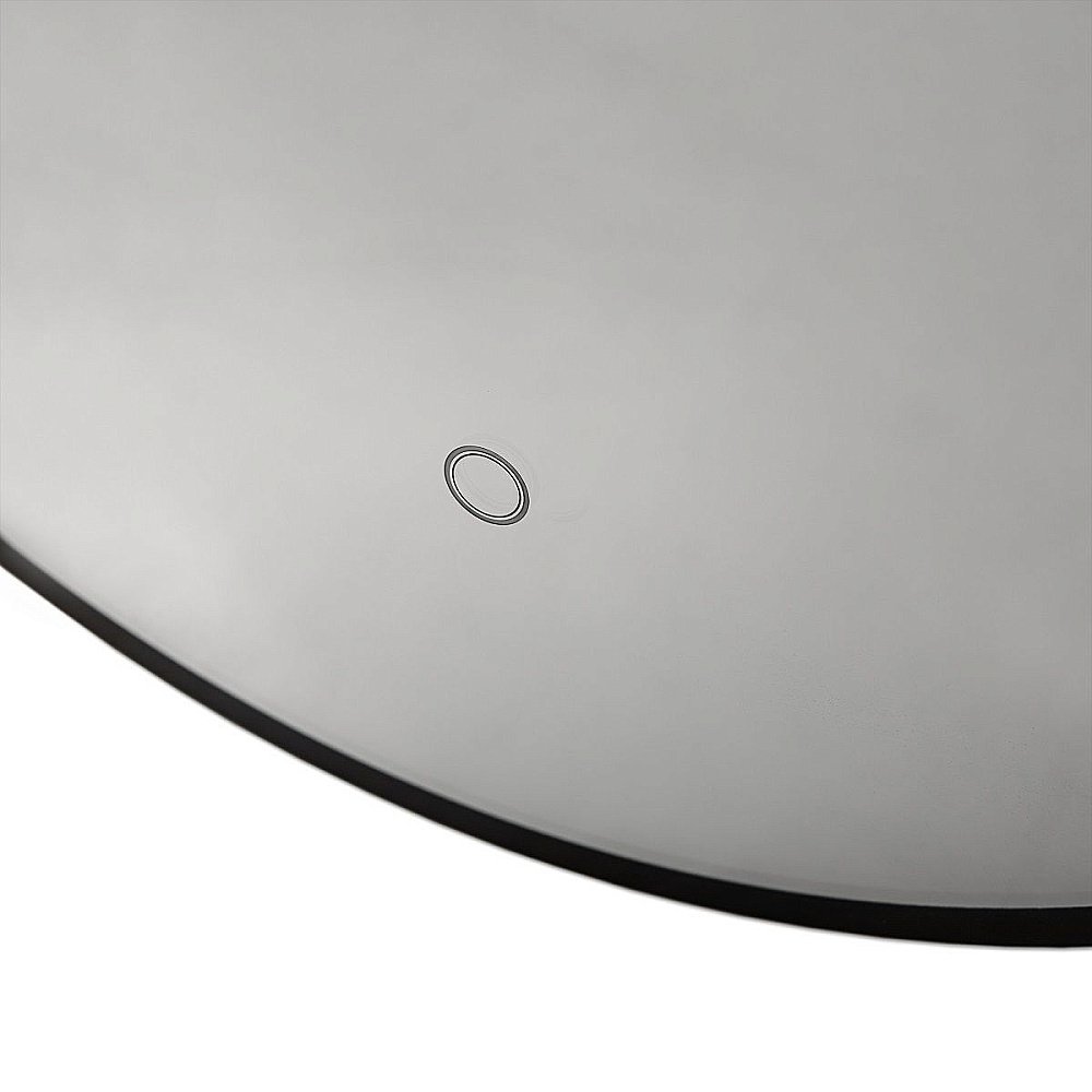 Зеркало Art&Max Sanremo AM-San-700-DS-F-Nero в ванную от интернет-магазине сантехники Sanbest