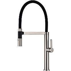 Смеситель для кухни Paulmark Leader Le214101-BS брашированная сталь купить в интернет-магазине сантехники Sanbest