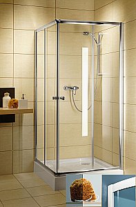 Душевой уголок Radaway Design&Classic C 90x90 30050-04-05 стекло графит/профиль белый купить в интернет-магазине Sanbest