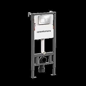 Инсталляция для унитаза Ceramica Nova Balance CN121002CH кнопка Хром купить в интернет-магазине сантехники Sanbest