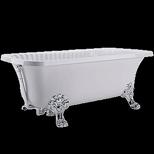 Ванна Migliore Olivia на лапах MIGLIORE 24631 174х83 белая,хром купить в интернет-магазине Sanbest