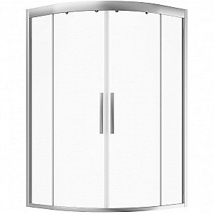 Душевой уголок AM.PM Gem W90G-401A090WT 90х90 стекло прозрачное/профиль серебро матовое купить в интернет-магазине Sanbest