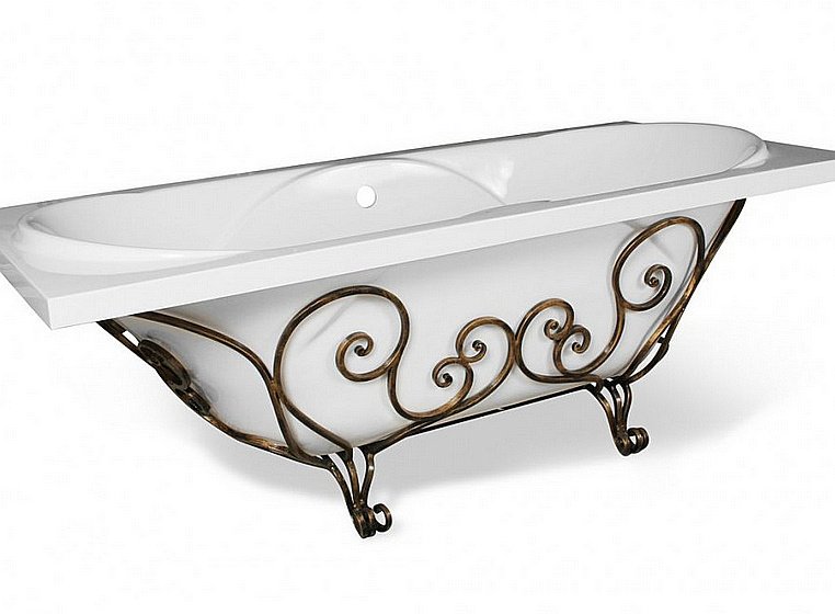 Ванна Эстет Астра 170x80 цвет по RAL c блестками купить в интернет-магазине Sanbest