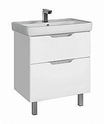 Тумба под раковину Dreja Q Plus 65 белая купить в интернет-магазине сантехники Sanbest