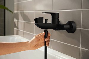 Смеситель для ванны Hansgrohe Rebris E 72450670 купить в интернет-магазине сантехники Sanbest