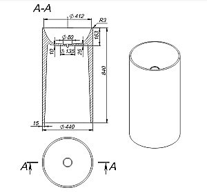 Раковина Holbi Andromeda 44 Soft Rock Color 1.02.019.11.3 цвет по RAL купить в интернет-магазине Sanbest