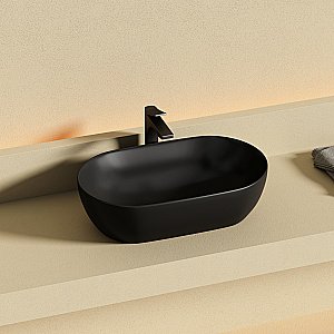 Раковина Ceramica Nova Twist CN12001MB черная матовая купить в интернет-магазине Sanbest