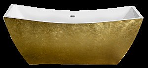 Ванна акриловая Lagard Issa lgd-issa-tg 178х75 белая,золото купить в интернет-магазине Sanbest