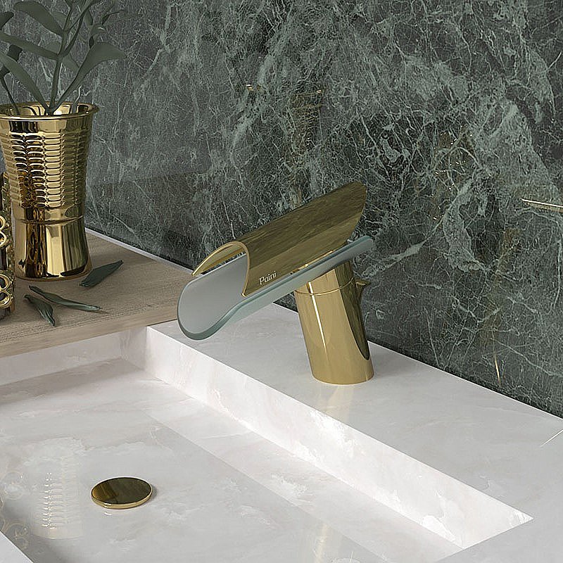 Смеситель для раковины PAINI Morgana 73OP211VRKM золото купить в интернет-магазине сантехники Sanbest
