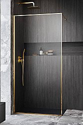 Душевое ограждение Radaway Modo F Gold II 155 10409155-09-01 стекло прозрачное/профиль золото купить в интернет-магазине Sanbest