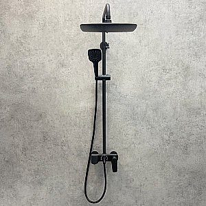 Душевая система Comforty FF074R-CMT черная матовая купить в интернет-магазине сантехники Sanbest