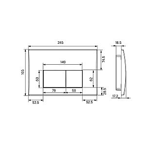 Инсталляция для унитаза Iddis Optima Home OPH0MBCi32K черная клавиша купить в интернет-магазине сантехники Sanbest