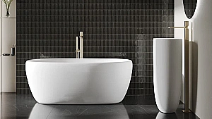 Ванна Salini LUCE S-stone 100122M 150x75 белая купить в интернет-магазине Sanbest