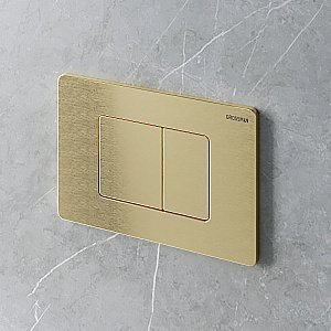 Кнопка для инсталляции Grossman Classic 700.K31.04.32M.32M золото сатиновое купить в интернет-магазине сантехники Sanbest