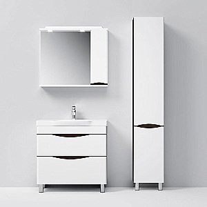 Пенал AM.PM Like M80CSR0356VF 35 белый/венге для ванной в интернет-магазине сантехники Sanbest