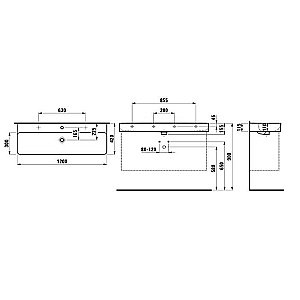 Раковина Laufen VAL 8.1028.9.000.104.1 белая купить в интернет-магазине Sanbest