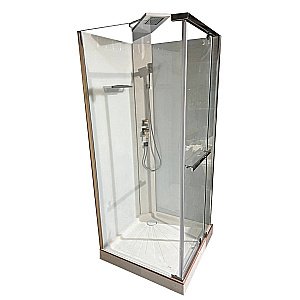 Душевая кабина Cerutti SPA Mimi 90T 90x90 прозрачная/хром купить в интернет-магазине Sanbest