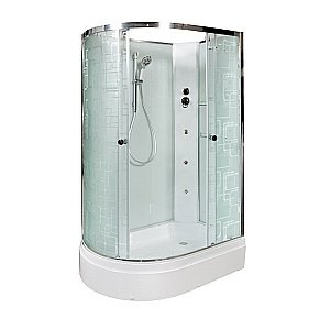 Душевая кабина DTO Серия ЕМ ЕМ2712 N с гидромассажем (гм.) 120x80 купить в интернет-магазине Sanbest