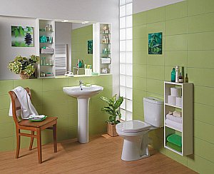 Раковина Santek Анимо 55 1.WH11.0.502 на пьедестале белая купить в интернет-магазине Sanbest