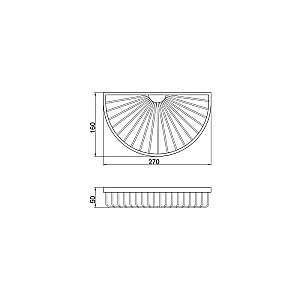 Полка Veragio Basket VR.GFT-9048.BR купить в интернет-магазине сантехники Sanbest