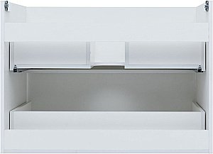 Тумба с раковиной Aquanet Терра 90 белая матовая для ванной в интернет-магазине Sanbest