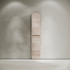 Пенал Sancos Libra Floor PLB35FEG дуб галифакс натуральный для ванной в интернет-магазине сантехники Sanbest