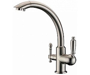 Смеситель для кухни Zorg Sanitary ZR 314 YF-33 Сатин купить в интернет-магазине сантехники Sanbest