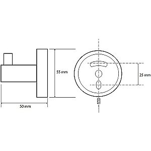 Крючок Bemeta Amber 155106022 медное золото купить в интернет-магазине сантехники Sanbest