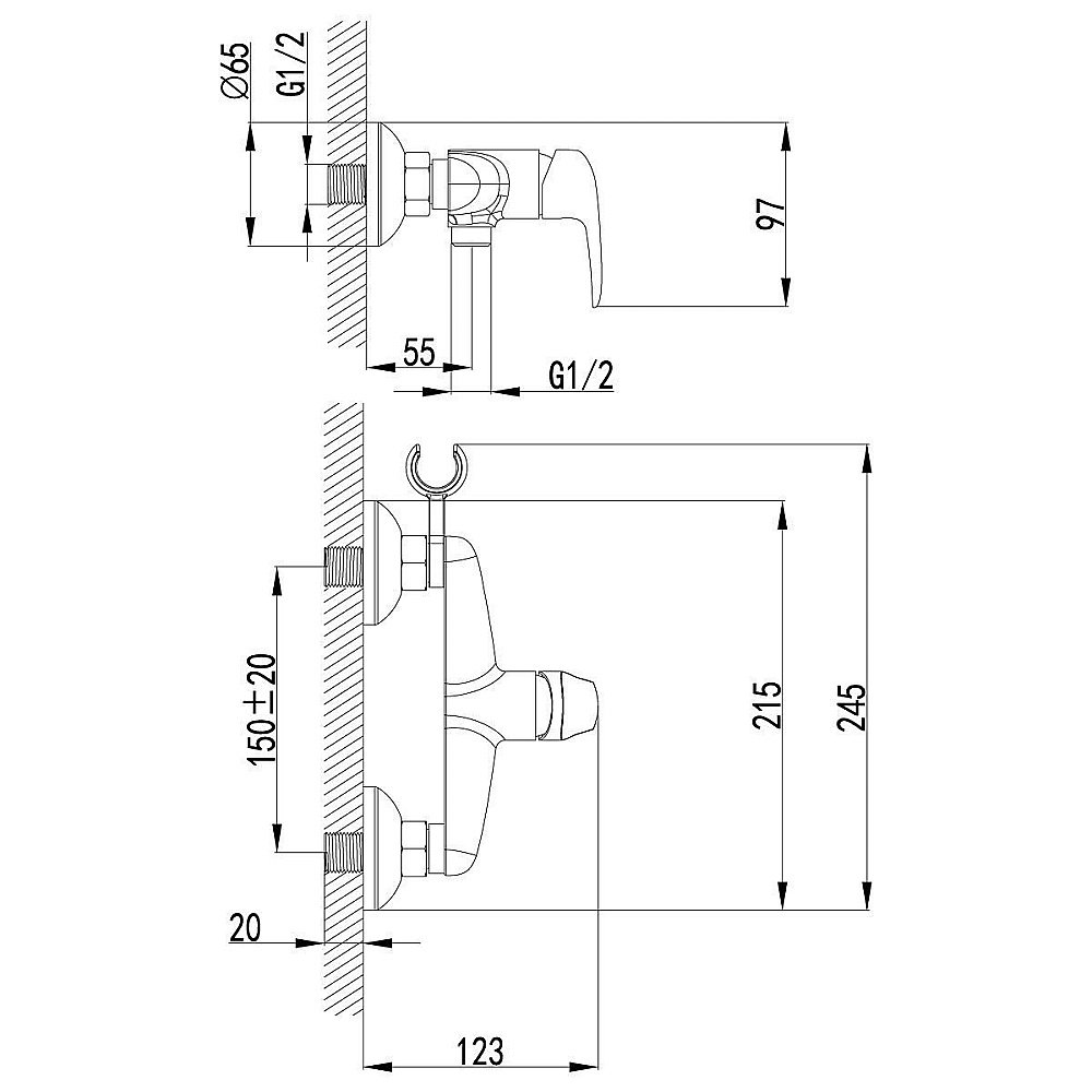 Гигиенический душ Lemark Pramen LM3318B бронза купить в интернет-магазине сантехники Sanbest