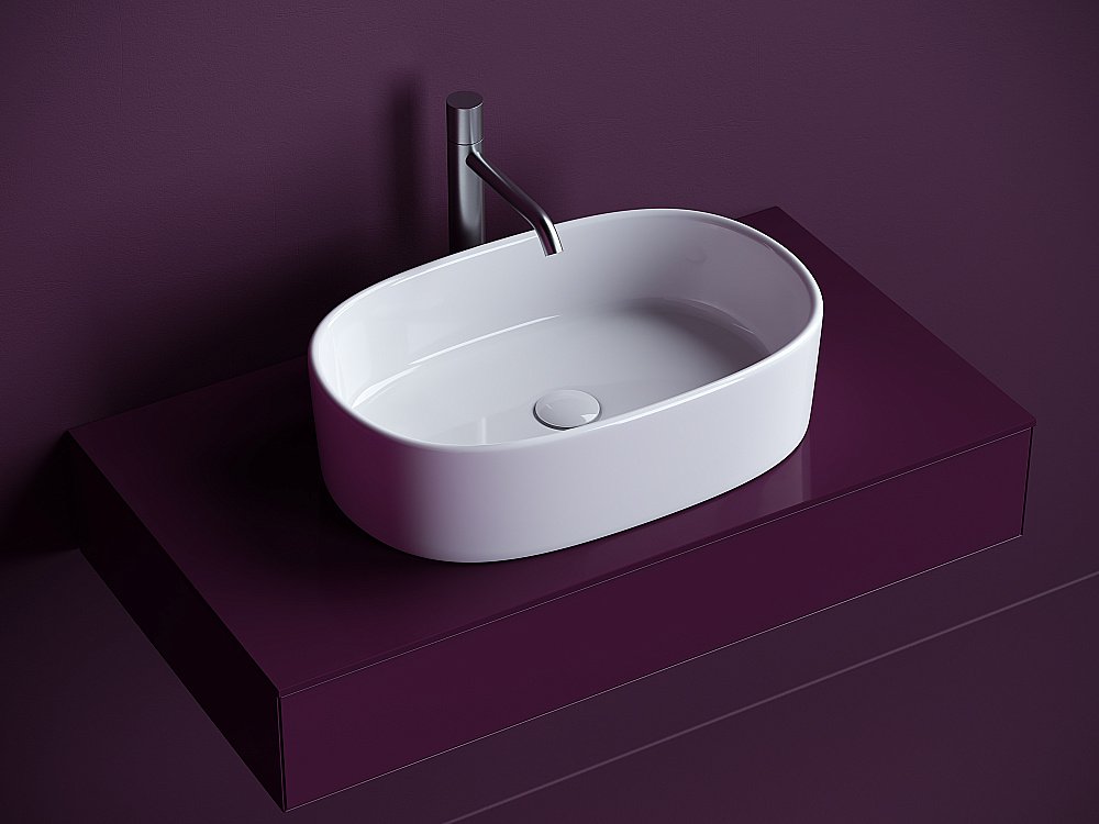 Раковина Ceramica Nova Element CN6075 белая купить в интернет-магазине Sanbest