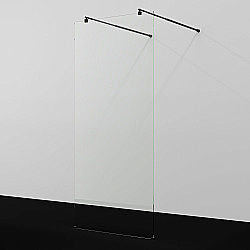 Душевое ограждение WasserKRAFT Vechte 60W46MB 110 фиксатор черный/стекло прозрачное купить в интернет-магазине Sanbest