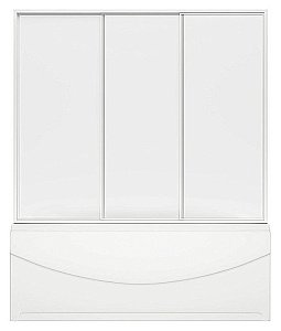 Шторка на ванну BAS Рио 105x145 купить в интернет-магазине Sanbest