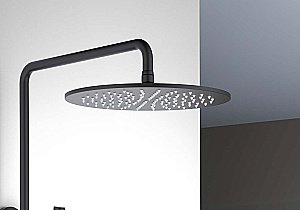 Душевая система Aquatek ЛИРА AQ2440MB черная матовая купить в интернет-магазине сантехники Sanbest