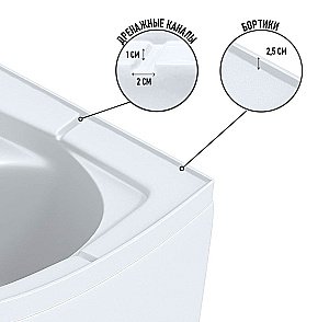 Душевая кабина Niagara Eco E120/80/40/TN 120х80 стекло тонированное/профиль хром купить в интернет-магазине Sanbest