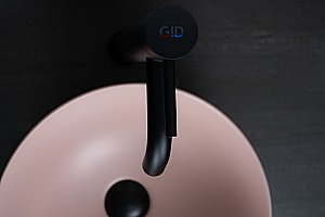 Раковина накладная Gid 9081pkm розовая матовая купить в интернет-магазине Sanbest